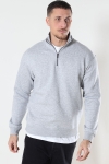 Jack & Jones Bradley Sweat Half Zip Light Grey Melange