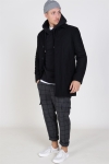 Clean Cut Halmstad Wool coat Black