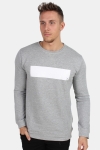 Clean Cut Logo Sweatshirts Light Grey