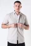 Selected SLHSLIMNEW-LINEN SHIRT SS CLASSIC W Crockery