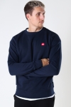 Kronstadt Lars Organic/Recycled sweat crew Navy