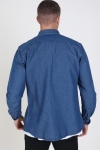 Only & Sons Basic Denim Shirt Dark Blue Denim