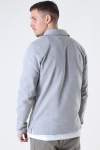 ONLY & SONS ONSMAC REG HALF ZIP SWEAT Light Grey Melange