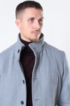 Selected Morrison Wool coat B Noos Grey Melange