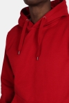 Basic Brand Hooded Sweatshirts Red