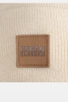 Urban Classics Leatherpatch Long Beanie Sand