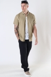 Solid Allan SS Linen Shirt Sand