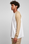 Urban Classics Organic Oversized Raglan Longsleeve White/Beige