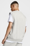 Jack & Jones JORTOBIAS SWEAT V-NECK VEST KA White Melange