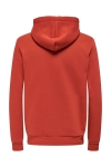 ONLY & SONS Ceres Hoodie Red Ochre