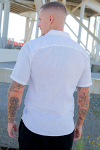 ONLY & SONS Caiden SS Resort Linen Shirt White