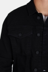 Only & Sons Chris Camp Slim Denim Jacket Black