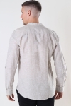 ONLY & SONS ONSCAIDEN LS SOLID LINEN MAO SHIRT NOOS Chinchilla