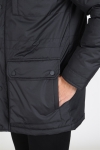 Solid Decker Parka Jacket Black