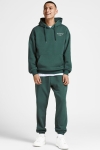 Jack & Jones JORTOBIAS SWEAT HOOD CHEST KA Trekking Green