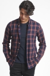 Les Deux Boswell Shirt Dark Navy Check