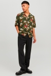 Jack & Jones Jeff Resort Floral Shirt SS Olive Night