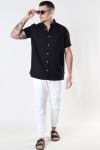 Solid Allan SS Linen Shirt True Black