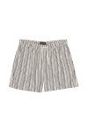 Clean Cut Copenhagen Swim Shorts Brown/Navy Striped