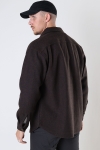 Jack & Jones JOROLLIE OVERSHIRT LS NOOS Seal Brown