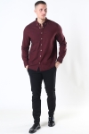 Kronstadt Johan Diego Cotton Shirt Bordeaux Mel