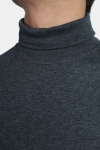 Basic Brand Turtleneck Dark Antracite