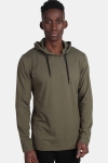 Basic Brand Hooded T-shirt Army