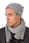 Urban Classics TB 1284 Beanie Tørklæde Sæt Grey