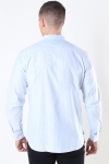Clean Cut Copenhagen Oxford Stretch Mao Stripe L/S Shirt Light Blue