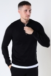 ONLY & SONS WYLER LIFE HALF ZIP KNIT Black