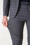 Clean Cut Milano Marcel Pants Grey Checked