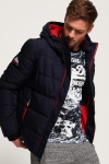 Superdry Sports Puffer Jacket Navy/Bright Red