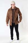 Jack & Jones JOROLLIE SHIRT JACKET LN Khaki