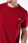 Fred Perry Ringer T-Shirt Rosso