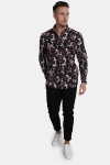 Solid Juan Flower 3 Shirt Black