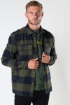 ONLY & SONS SCOTT LIFE LS CHECK FLANNEL OVERSHIRT Olive Night