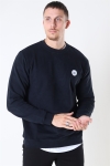 Woodbird Our Braxy Patch Crew Sweat Black