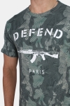 Defend Paris Paris T-shirt Camo Palmier