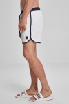 Urban Classics Retro Swim shorts White/navy