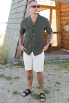 ONLY & SONS Caiden SS Resort Linen Kambaba