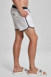 Urban Classics Retro Swim shorts White/navy