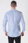 Only & Sons Matthew LS Stripe Manderine Shirt Dark Blue