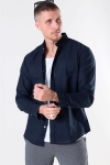 Clean Cut Copenhagen Cotton Linen Shirt Navy