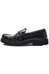 Selected Hugo Leather Horsebit Loafer Black
