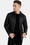 Gabba Phire Leather Jacket Black
