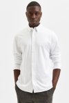 Selected SLHSLIMMULTI SHIRT LS M 2 PACK White With White Combo