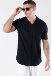 Only & Sons Silo Solid Viscose Shirt Black