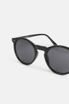 Fashion Panto Solbrille Blank Black.