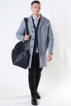 Selected Hagen Wool coat Grey Melange