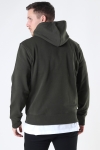 Fred Perry EMBROID. HOODED SWEATSH. 408 Hunting Green